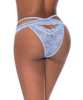 Ooh La Lace Peek-A-Boo Cheeky Panty Periwinkle