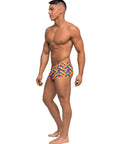 Pride Fest Contoured Pouch Mini Short Rainbow