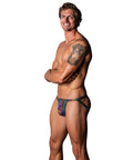 Pack & Play Jock W/Front Condom Pocket - Rainbow