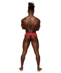 Sassy Lace Skirt Jock Red