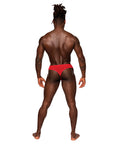 Sassy Lace Open Ring Thong Red