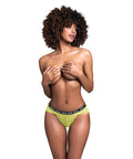 Sunday Brunch Babe Lace Panty Hot Green
