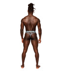 Sheer Prints Mesh Poly Spandex Thong Optical