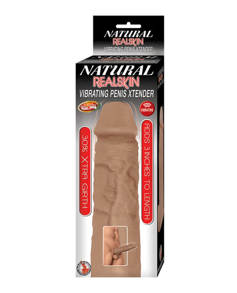 Natural Realskin Vibrating Penis Xtender