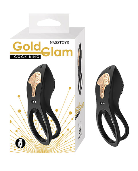 Gold Glam Cock Ring