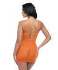 Presley Lace Babydoll W/G-String 2 Pc Set - Dragon Fire Orange