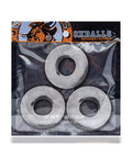 Oxballs Fat Willy 3 Pack Jumbo Cock Rings - Orange