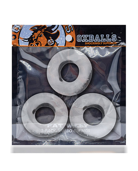 Oxballs Fat Willy 3 Pack Jumbo Cock Rings - Orange
