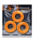 Oxballs Fat Willy 3 Pack Jumbo Cock Rings - Orange