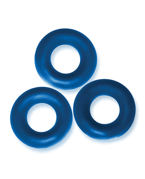 Oxballs Fat Willy 3 Pack Jumbo Cock Rings - Orange