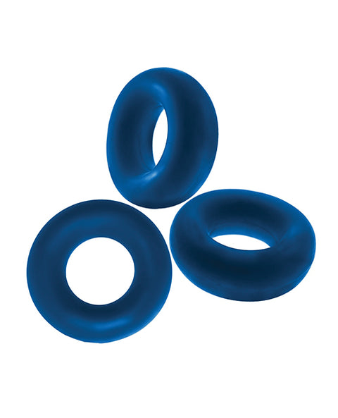 Oxballs Fat Willy 3 Pack Jumbo Cock Rings - Orange
