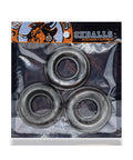 Oxballs Fat Willy 3 Pack Jumbo Cock Rings - Orange