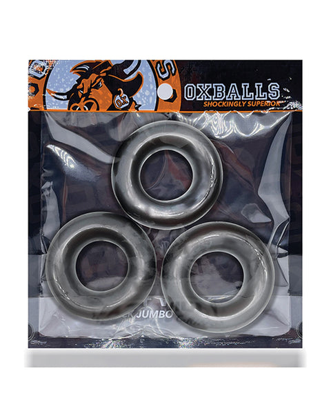 Oxballs Fat Willy 3 Pack Jumbo Cock Rings - Orange