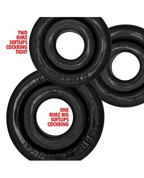 Oxballs Rimringz Multi Size 3 Pack Of Cock Rings