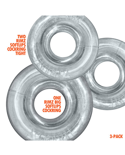 Oxballs Rimringz Multi Size 3 Pack Of Cock Rings
