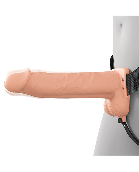 Fantasy X-Tensions Elite 8" Vibrating Hollow Strap-On