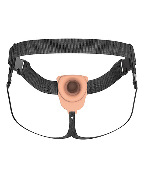 Fantasy X-Tensions Elite 8" Vibrating Hollow Strap-On