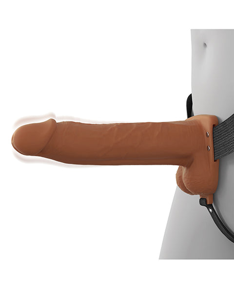 Fantasy X-Tensions Elite 8" Vibrating Hollow Strap-On