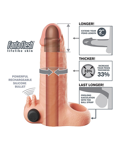 Fantasy X-Tensions Vibrating Real Feel 2" Extension