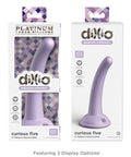 Dillio Platinum 5" Curious Five Silicone Dildo