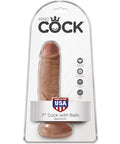King Cock 7" Cock W/Balls