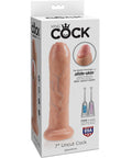 King Cock 7" Uncut Dildo