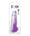 King Cock Clear 8" Cock W/Balls