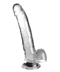 King Cock Clear 9" Cock W/Balls