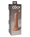 King Cock Elite 6" Dual Density Silicone Cock