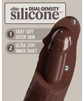 King Cock Elite 8" Dual Density Silicone Cock