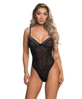 Wild Thing Underwire Teddy - Black Leopard