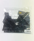 Playboy Bunny Charm Mesh Bralette w/Thong 2 pc Set - Black 1X