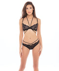 Rene Rofe Dare Me Bra & Panty Black