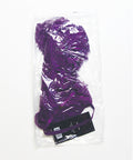 Floral Eyelash Lace Underwire Babydoll w/Thong 2 pc Set - Purple 3X/4X