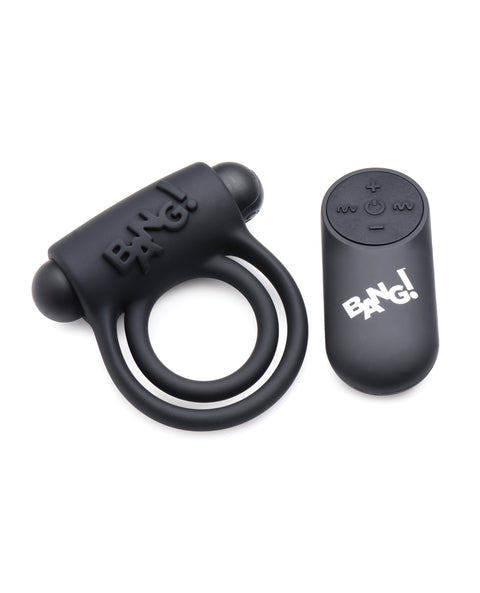 Bang! Vibrating Cock Ring & Bullet W/Remote Control