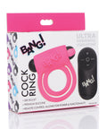 Bang! Vibrating Cock Ring & Bullet W/Remote Control