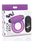 Bang! Vibrating Cock Ring & Bullet W/Remote Control
