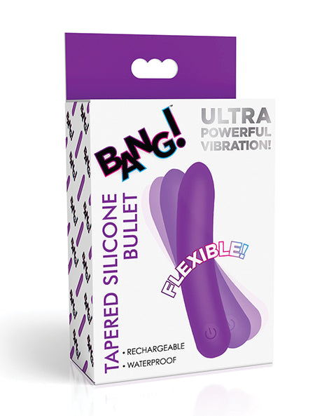 Bang! Tapered Flexible Silicone Bullet