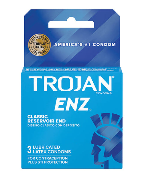 Trojan Enz Lubricated Condoms - Box of