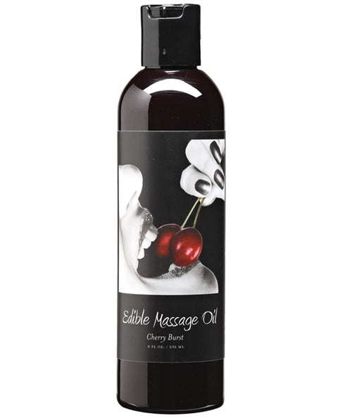 Earthly Body Edible Massage Oil - 8 oz