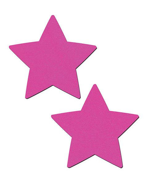 Pastease Basic Star Black Light Rearchived - Neon Pink O/S