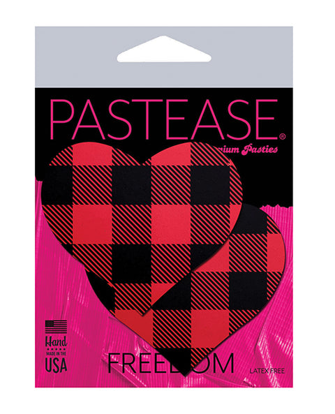 Pastease Premium Holiday Hearts  - Plaid O/S