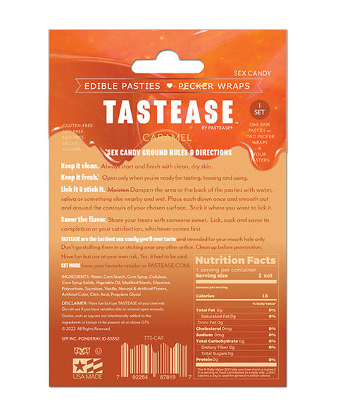 Pastease Tastease Edible Pasties & Pecker Wraps