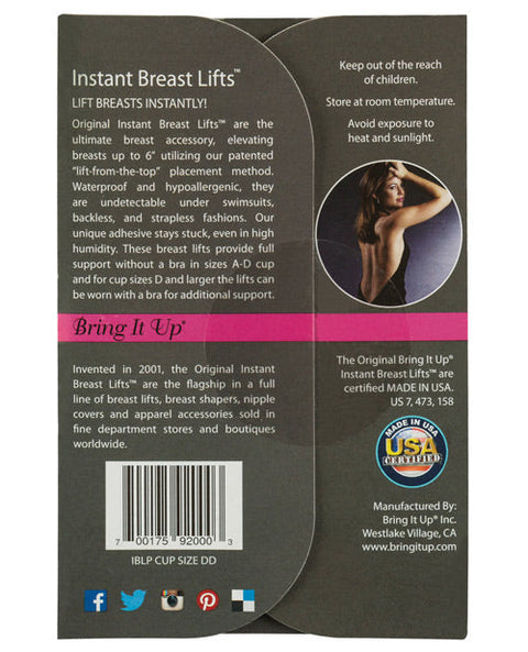 Bring it Up Original Breast Lifts - A- D Cup Pack of 8