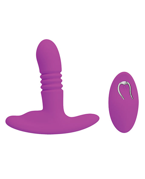 Pretty Love Heather Thrusting Butt Plug - Fuchsia