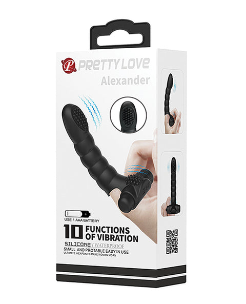 Pretty Love Alexander Finger Vibe - Black