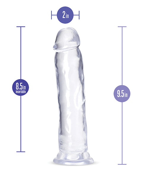 Blush B Yours Plus 9.5" Thrill n Drill - Clear