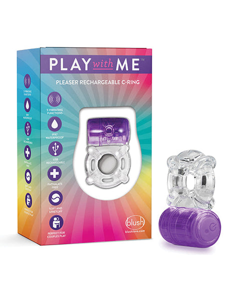 Blush Play with Me Pleaser Rechargeable C Ring