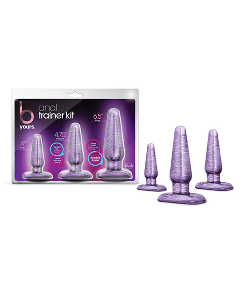 Blush B Yours Anal Trainer Kit - Purple Swirl