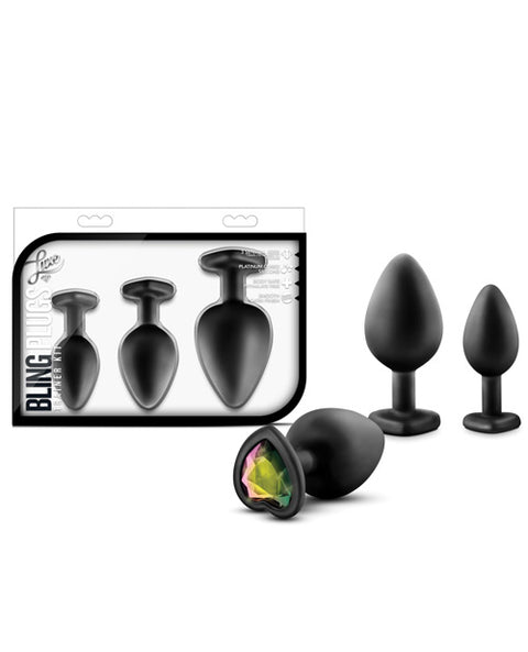 Blush Luxe Bling Plugs Training Kit - Black